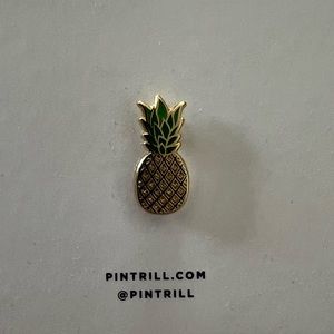 Pintrill Pineapple Pin. Never worn